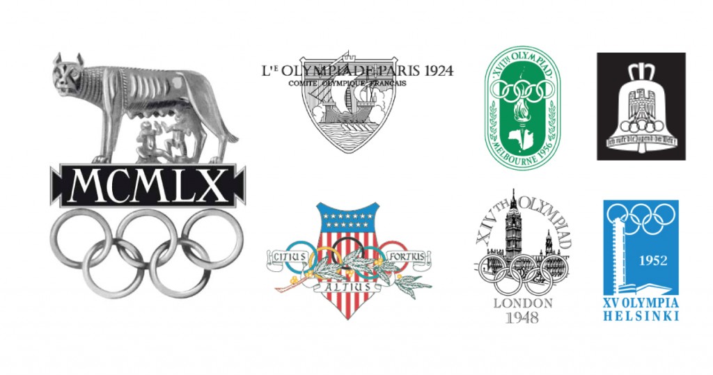 Olympic logos, 1924-1960, The Age of Nationhood