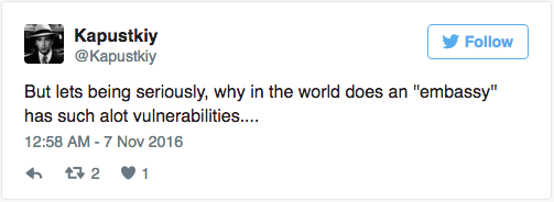 Indian embassy cyber hack twitter