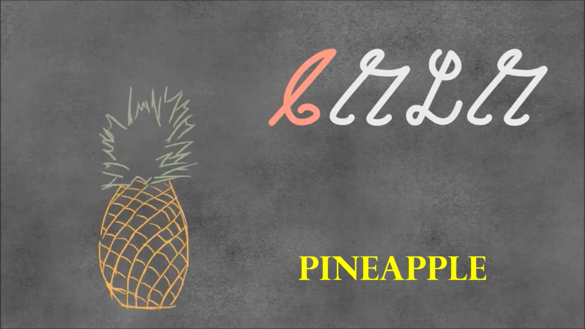 Wancho Word — Pineapple