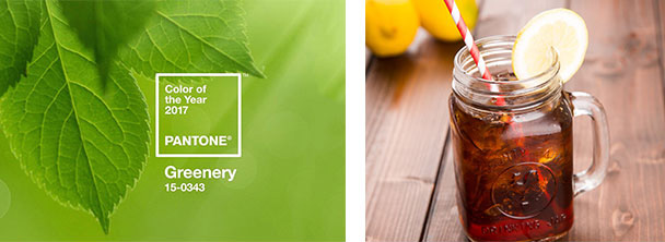 Pantone colour of the year 2017, Jam jars in a common sight in restaurants