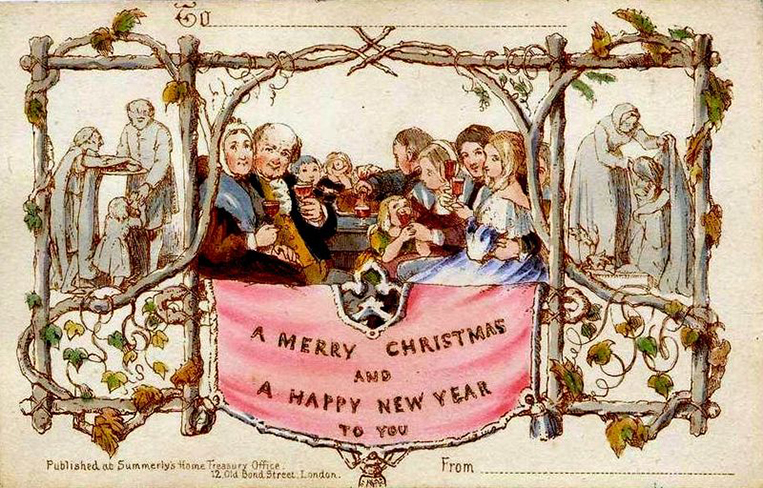 henry cole first christmas card