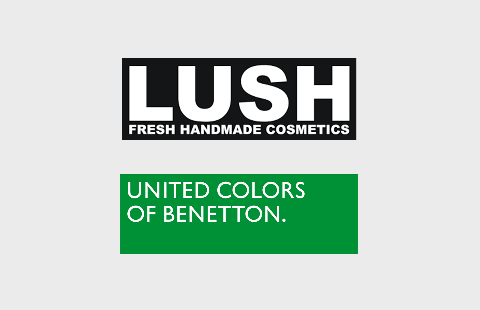 Lush, United Colors of Benetton